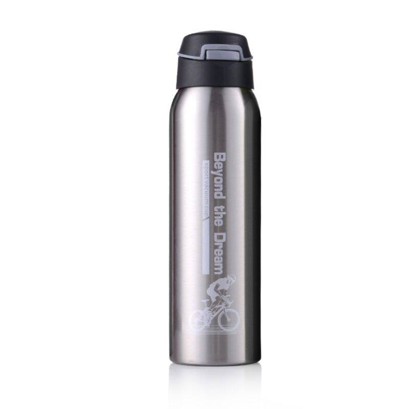 Nắp nảy nhỏ bằng thép không gỉ mới 500 ml ly cách nhiệt bình giữ nhiệt giữ nhiệt thể thao đạp xe leo núi
