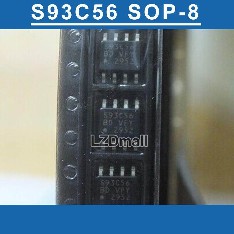 5 con chip lập trình dữ liệu eeprom s93c56 sop8 93c56wp m93c56-wmn6tp sop-8 bd chính hãng mới