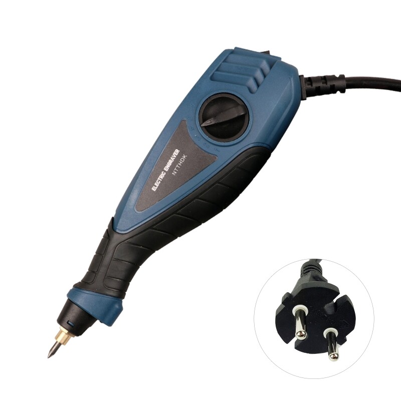Bút khắc điện mini, máy vẽ khắc điện 2 trong 1 phích cắm eu, đối với đầu đục trên kim loại bằng gỗ