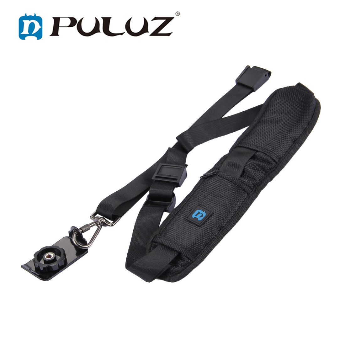 PULUZ Nhanh Nhanh Chóng Vai Dây Đeo Cổ Dây Sling Bọt Biển Dành Cho Máy Ảnh Canon Nikon Sony DSLR ILDC DV Chụp Hình Ngoài Trời Camera kính Máy Ảnh, tập Trung Máy Ảnh DSLR Chuyên Nghiệp Dây Đeo Vai