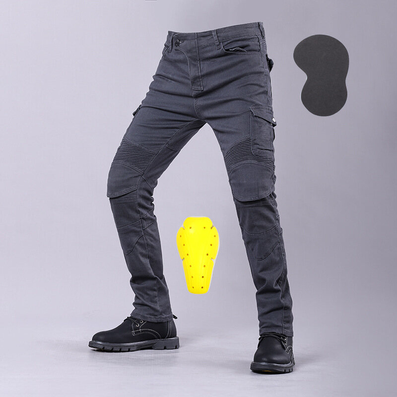 06 Quần jean đua xe máy với đồ bảo hộ Đi xe máy Quần