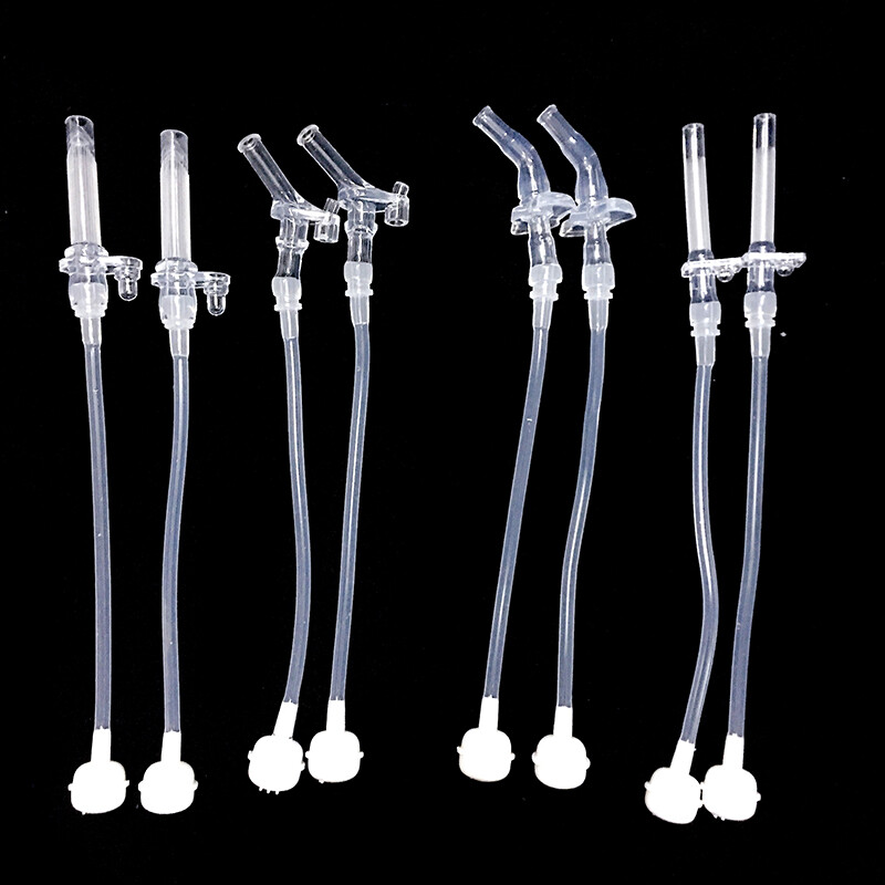 Bình Sữa Trẻ Em 2 Chiếc, Phụ Kiện Cốc Uống Nước Thay Thế Bằng Ống Hút Silicon Lỏng Thương Hiệu Bình Sữa Miệng Cho Bé