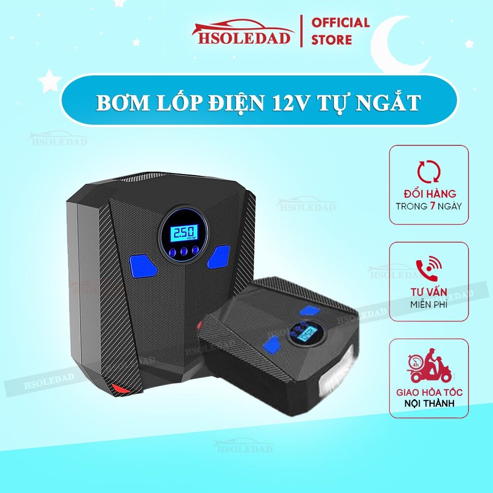 Kho sỉ Bơm lốp ô tô, xe hơi điện tử tự ngắt AIKESI