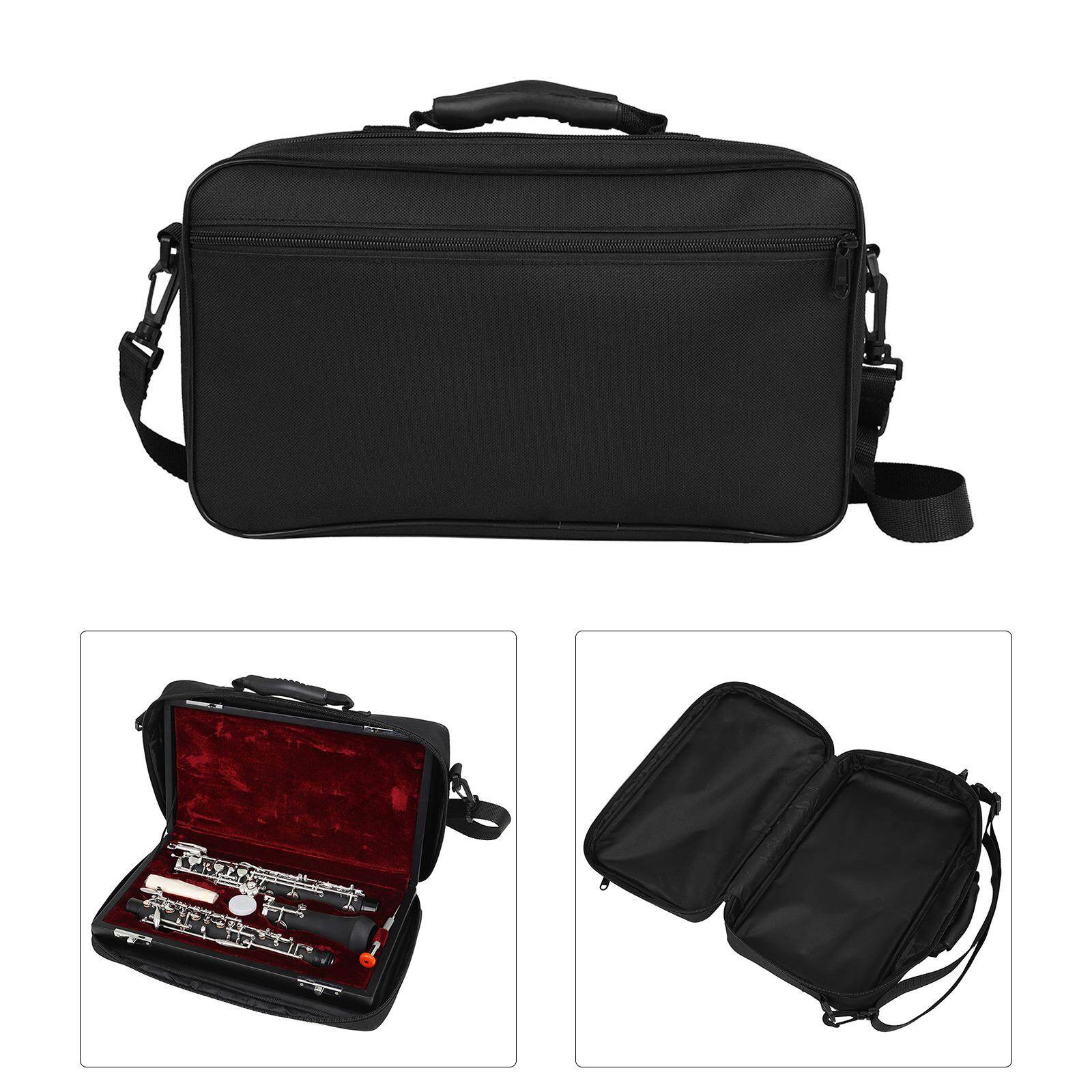 Baoblaze Oxford Cloth Oboe Carrying Case Lightweight Zipper Shoulder Bag Storage Case