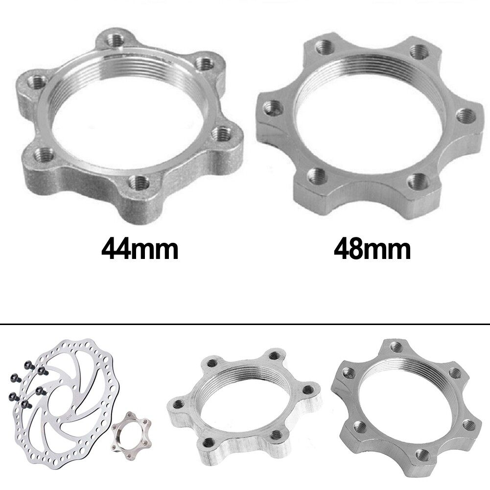 1 bộ chuyển đổi mặt bích xe đạp trục ren bánh xe tự do 44/48mm phanh đĩa rô-tô