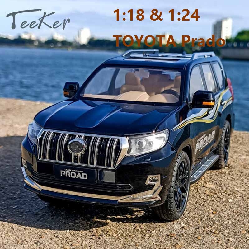 Teeker 1 18 1 24 Scale Toyota Prado SUVs Alloy Car Model Diecast Toy Pull