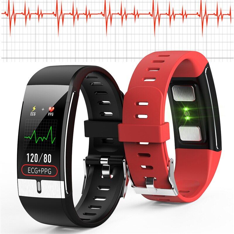E66 Smart Watch Thermometer Smart Bracelet ECG Blood Pressure Oxygen Heart