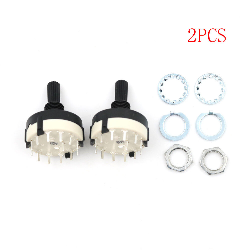 Lvdun 2 cái rs26 1 cực vị trí 12 lựa chọn ban nhạc quay kênh công tắc bộ chọn