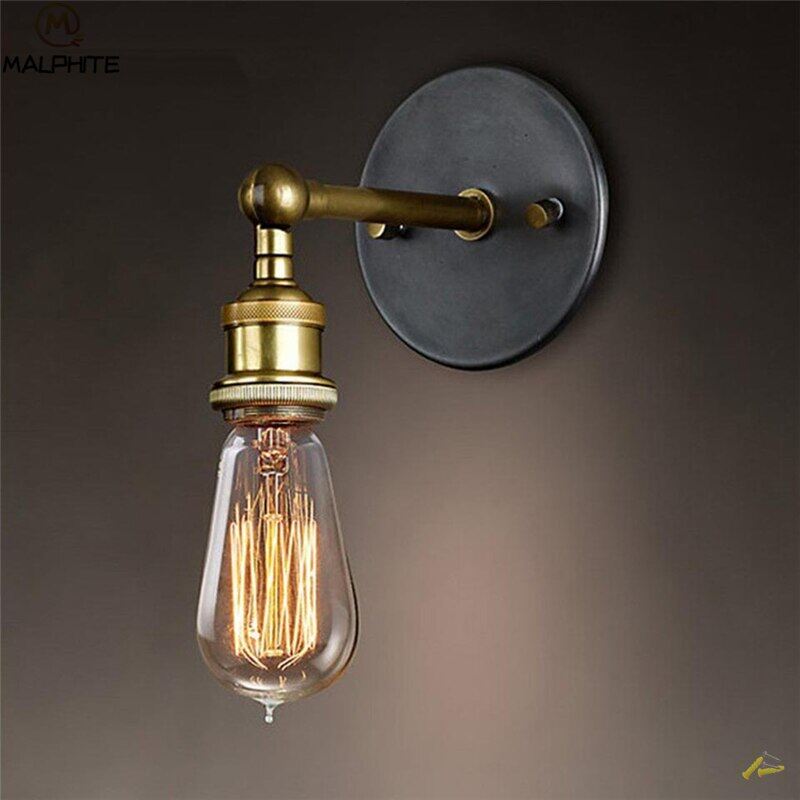 Đèn treo tường Retro Bắc Âu Đèn gắn tường đèn gác xép cổ điển E27 nhà công nghiệp trang trí chiếu sáng trong nhà lối đi đồ đạc gác xép Luminaria