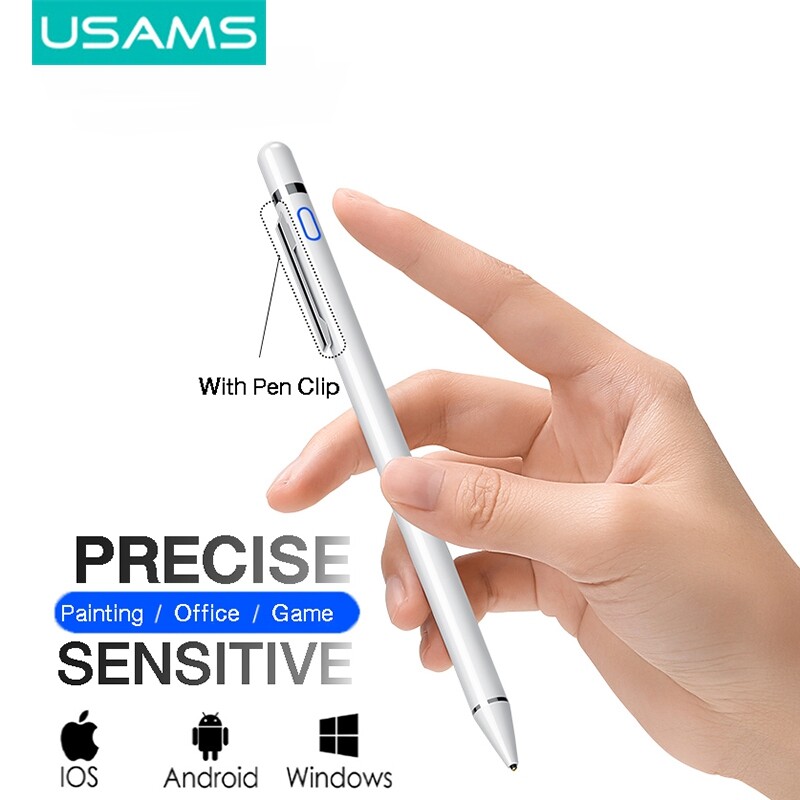 4pcs 2 In 1 Touch Screen Stylus Compatible With Iphone Tablet Black Ink  Metal Gel Pen 0 5mm High Quality Phone Tablet Writing Drawing Pen Blue  Black White - Office & School Supplies - Temu