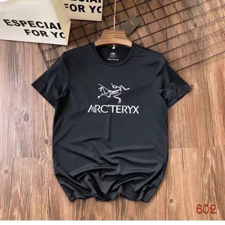 ◊❉ arcteryx áo thun tay ngắn nhanh khô cổ tròn mùa hè áo tập thể dục trẻ trung chạy bộ thoáng khí lưới siêu co giãn cho nam áo thun