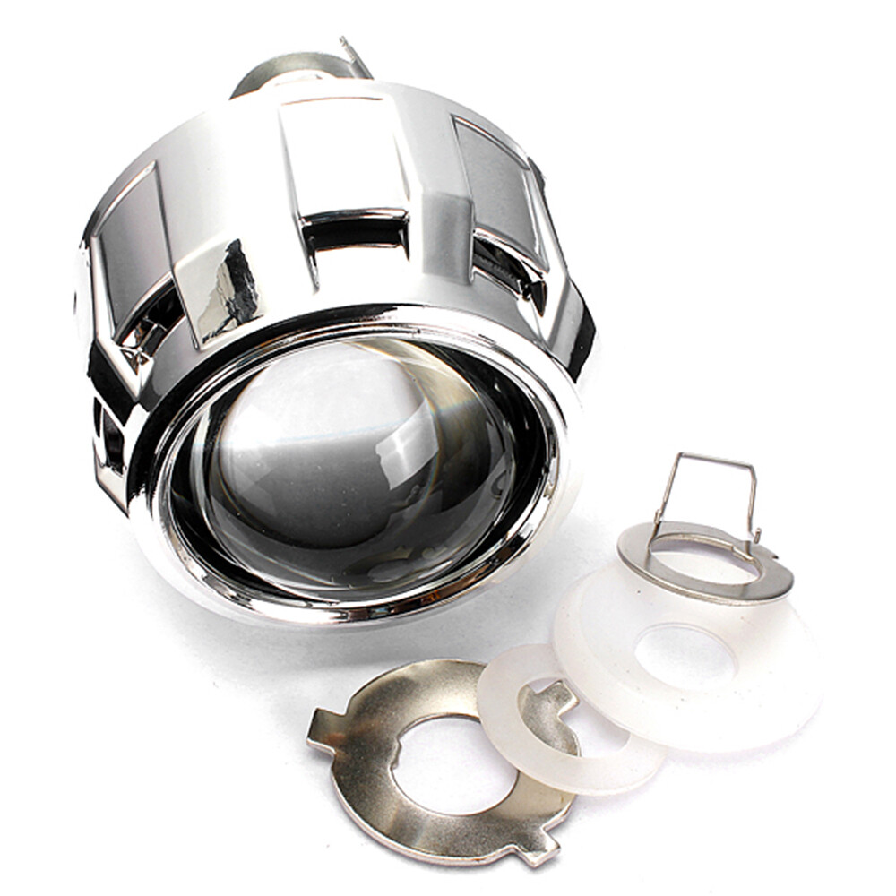 Instruments mini 2.5 inch bi-Ống kính Đèn chiếu Xenon tay phải cho bóng đèn H1, H4 và H7