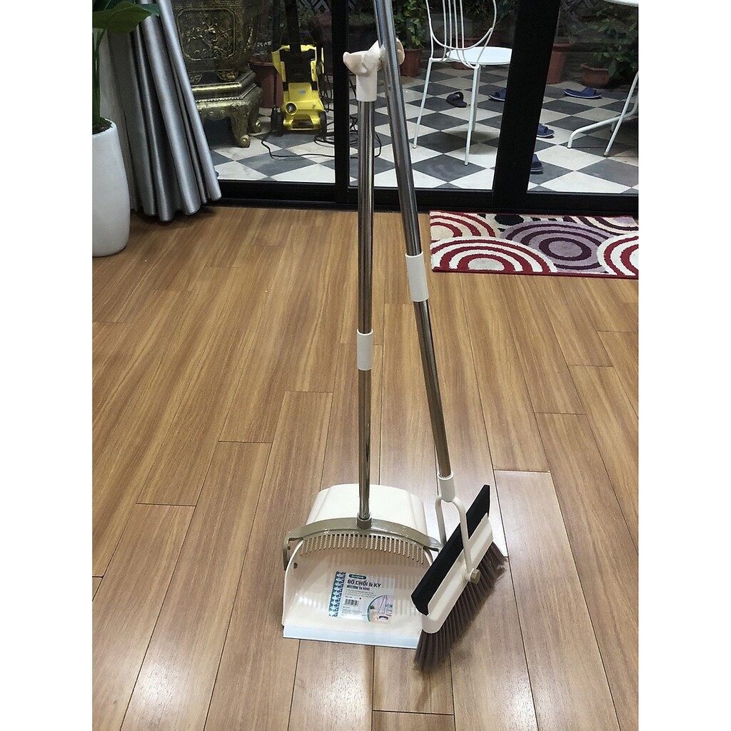 Bộ chổi và ky đa năng quét được bụi, cát, lông thú cưng và có đầu quét nước chính hãng Inochi