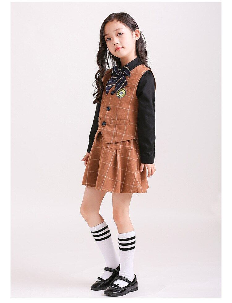 Quần áo đi học Hàn Quốc cho quần áo đồ cho bé gái đồng phục sinh viên