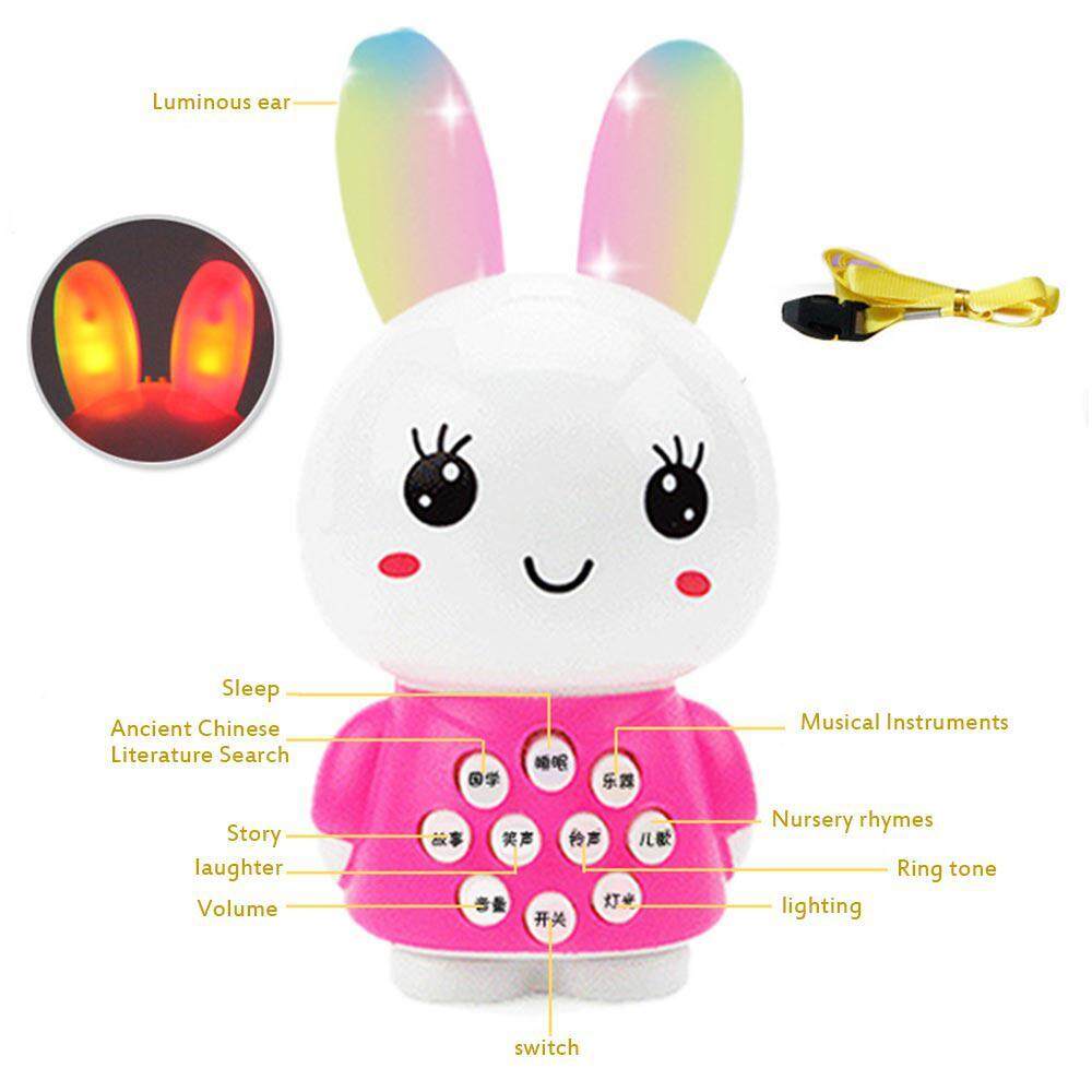 Baik Angin Awal Mesin Pendidikan Mainan Kartun Kelinci Mini Cerita