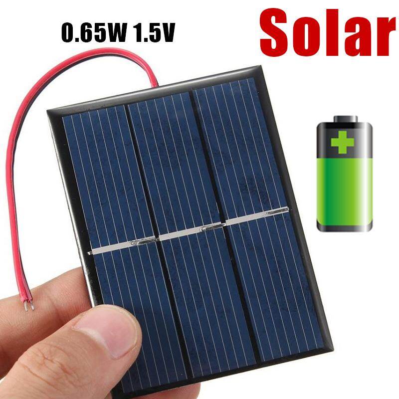 0.65 W 1.5 V มินิซิลิโคนเครื่องชาร์จเซลล์แสงอาทิตย์ DIY ด้วยสายเคเบิล 0.65 W 1.5 V มินิซิลิโคนเครื่องชาร์จเซลล์แสงอาทิตย์ DIY ด้วยสายเคเบิล