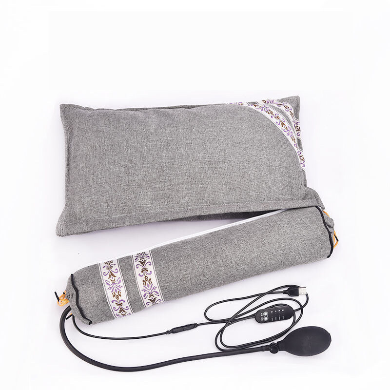 Heated inflatable cervical pillow relief cervical spine combination pillow mugwort leaf moxibustion pillow wormwood pillow ราคา 379 บาท*ส่งฟรี