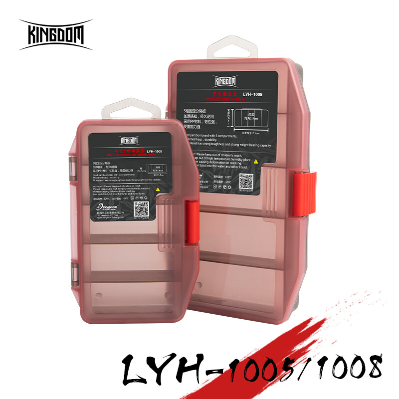 Kingdom hộp đựng đồ câu Hộp Đựng Mồi Đồ Câu Cá Lưu Trữ Mới Vật Liệu PP Samll & Kích Thước Trung Bình Dung Tích Lớn Mạnh Mẽ Bền Câu Cá Thu Hút