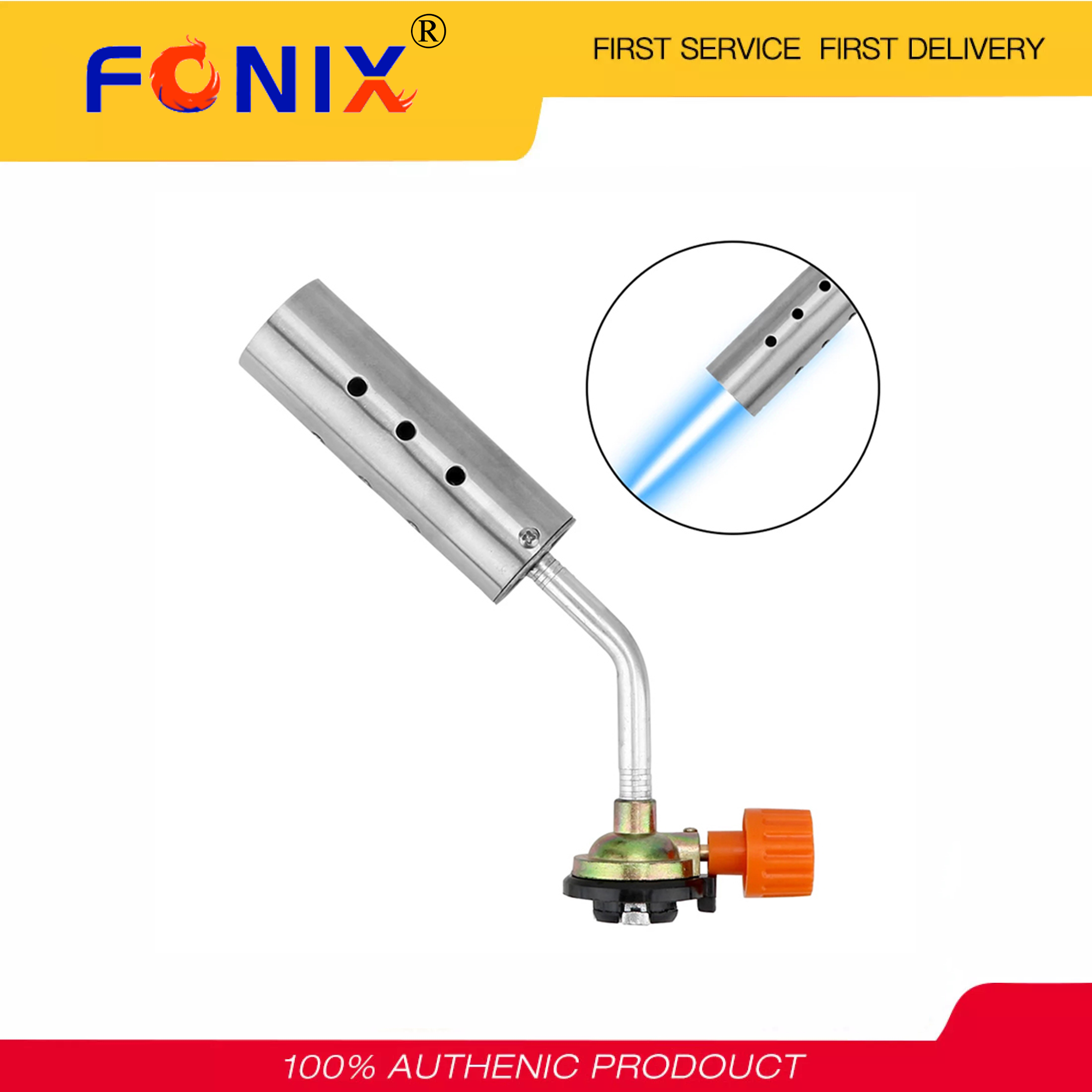 [Hàng Sẵn Có] Súng Phun Lửa Tự Động FONIX, Đèn Khò Gas Cắm Trại Đa Năng Dụng Cụ Đánh Lửa Hàn Ngọn Lửa, Đuốc Thổi Khí Tự Động Cho Dã Ngoại Nấu Ăn BBQ Hàn Có Thể Điều Chỉnh