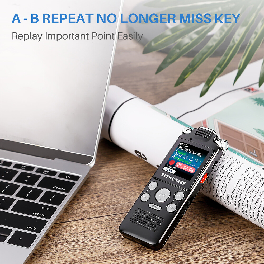 Máy ghi âm 8gb/16gb/32gb thiết bị ghi âm khử tiếng ồn usb máy ghi âm kỹ thuật số máy phát mp3 hifi cho các cuộc họp bài giảng