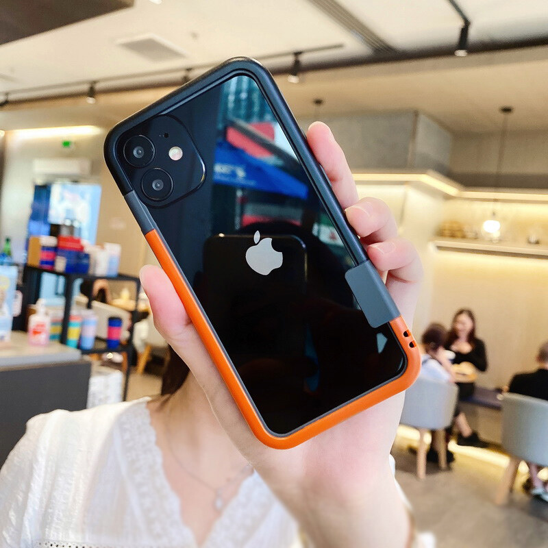 Ốp Viền Chống Sốc ROYE Cho iPhone Ốp Lưng Điện Thoại Cao Su Mềm Chống Sốc Cho iPhone 12 Mini 14 13 11 Pro Max 11 XR XS X 8 7 Plus 2020