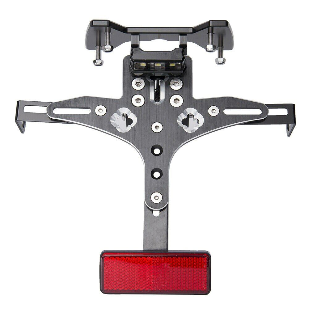 Cho Suzuki GSX-R gsxr 600 750 K8 2008 2009 2010 xe máy tấm chắn biển số xe Khung gắn biển số xe đăng ký Khung Đèn LED