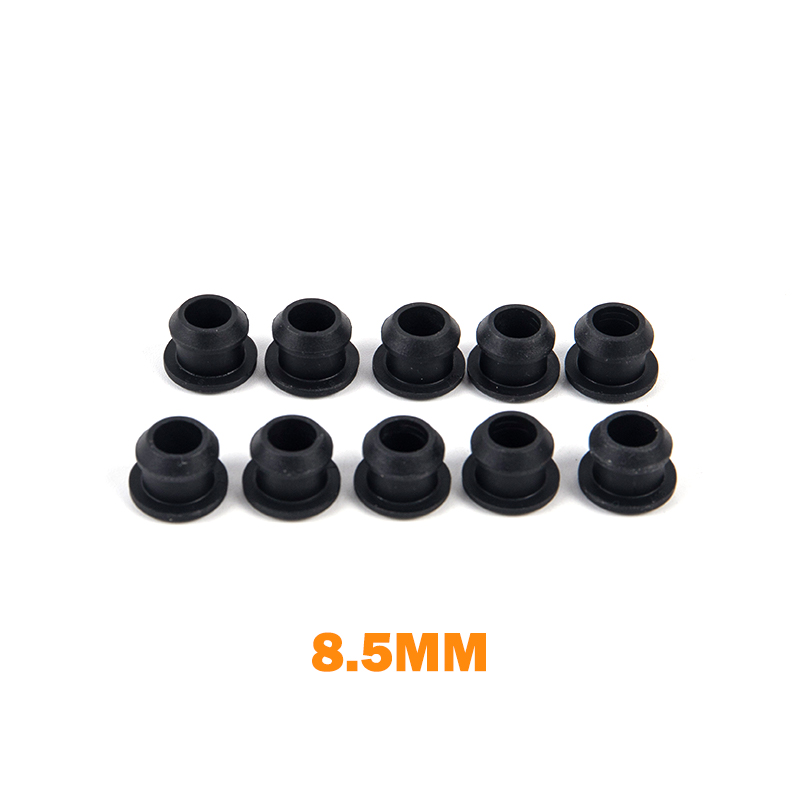 Finegoodwell 10 cái nút bịt lỗ bằng cao su silicone nút bịt đầu trống 2.5-14mm nút bịt