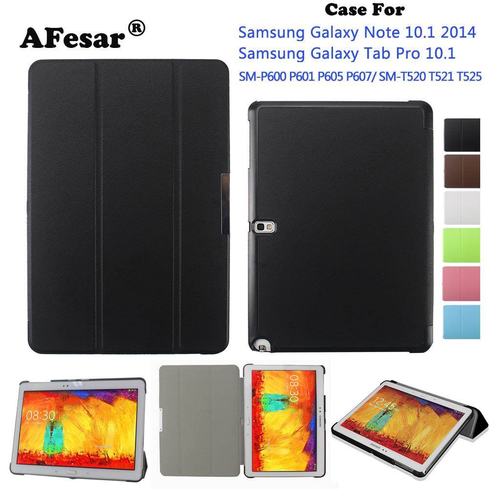 Dành cho Samsung Galaxy Note 10.1 2014 Edition P600 P601 P605 P607 Tab Pro T520 T525 Máy Tính Bảng Thông Minh Bao Da PU ốp lưng với Tự Động Ngủ/đánh thức