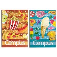 Lốc 10 cuốn vở kẻ ngang campus food 80 trang - bfod80