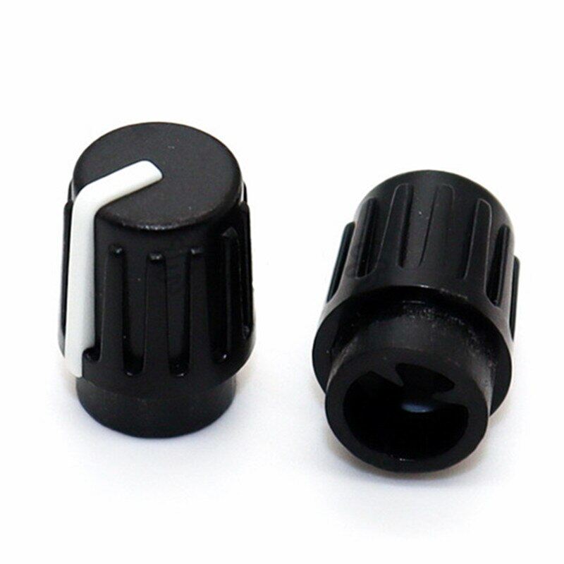 10 miếng núm nhựa nửa trục đường kính 10mm Chiều cao 14mm Núm mã hóa chiết áp 180 độ lỗ bên trong hình chữ D 6mm