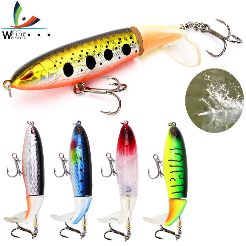 Weihe 1 Cái Nhựa 9Cm Câu Cá Thu Hút Hay Do Dự Mồi Câu Cá Nhân Tạo Mềm Xoay Đuôi Câu Cá Giải Quyết Lures 5 Màu Tùy Chọn