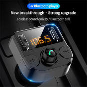 Bluetooth Car Kit with FM Transmitter and Fast USB Charger