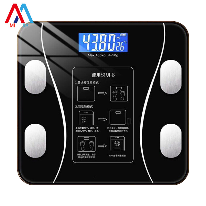 Cân bluetooth thông minh bán sỉ cân điện tử đa năng cân đo lượng mỡ cơ thể người chuyên nghiệp gia dụng cân đo lượng mỡ cơ thể
