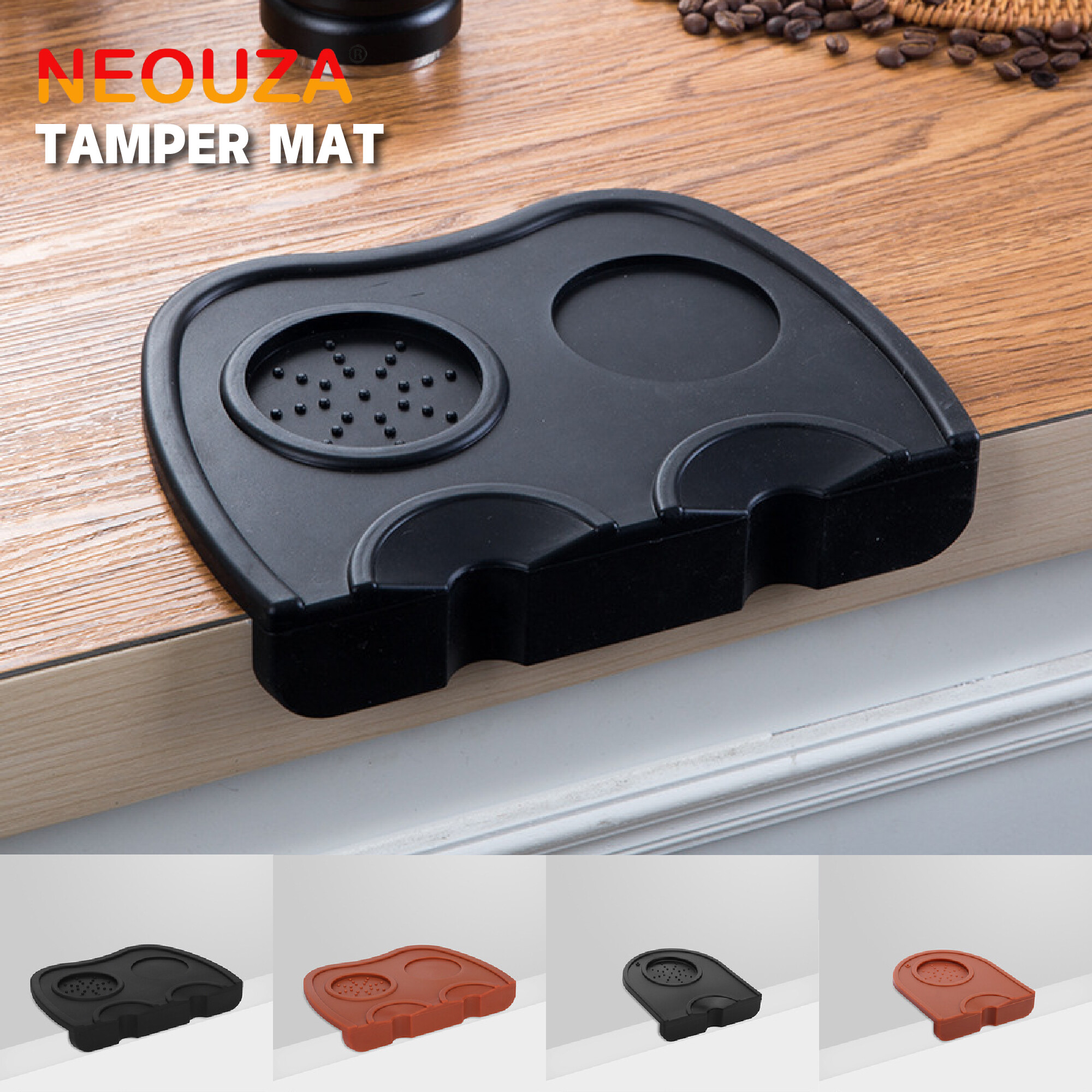NEOUZA Tamper pad High Quality Espresso Coffee Tamper Mat Powder Press Pad Tamper Pad Powder Filling Pressure Pad Multicolour ราคา 79 บาท*ส่งฟรี