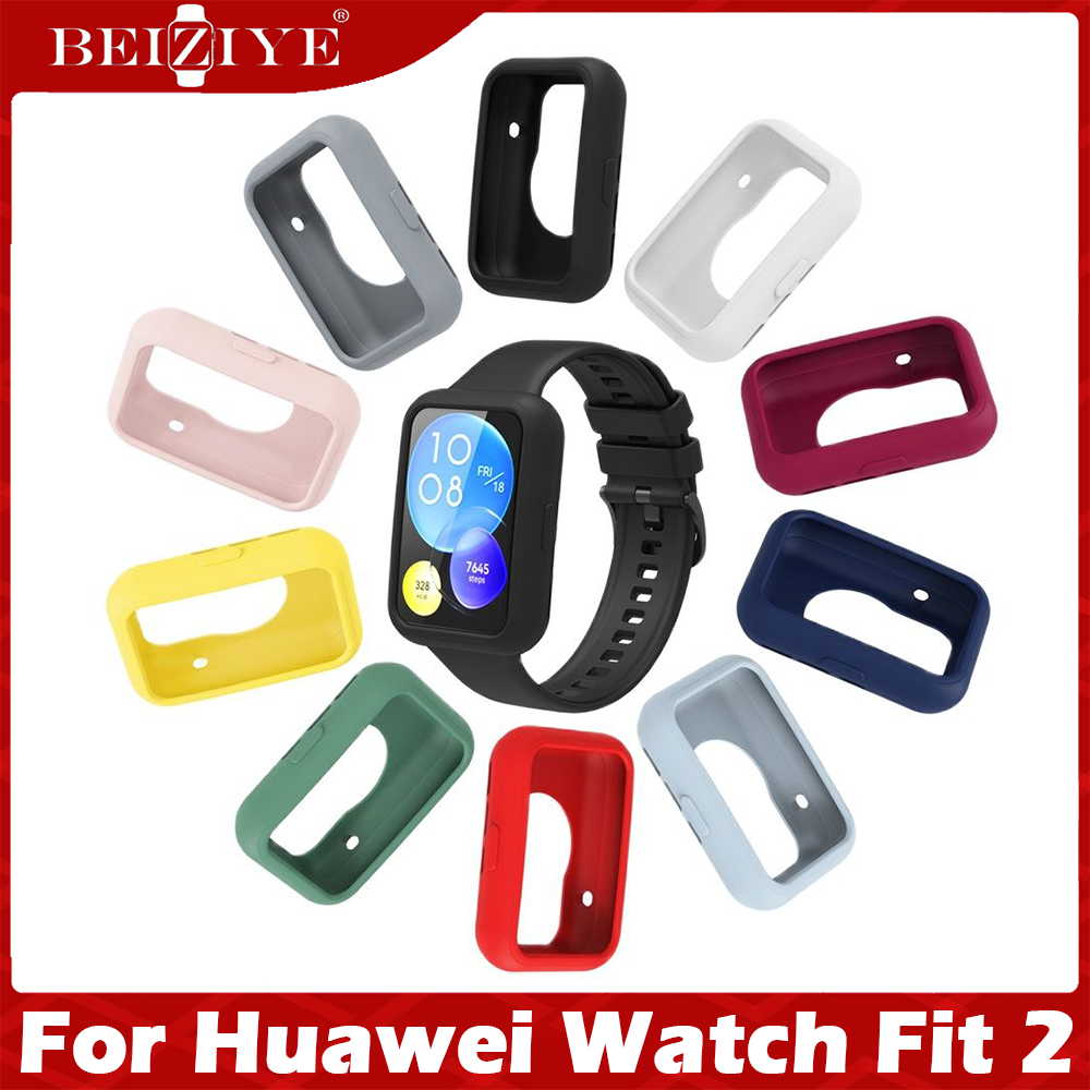 For Huawei watch fit 2 เคสกันรอยหน้าปัดนาฬิกา นาฬิกาอัจฉริยะ เคสกันรอยหน้าปัดนาฬิกา With TPU Soft Protective Cover Full Screen Protector Case for huawei watch fit2 เคสกันรอยหน้าปัดนาฬิกา silicone Case Smart Watch ราคา 60 บาท*ส่งฟรี