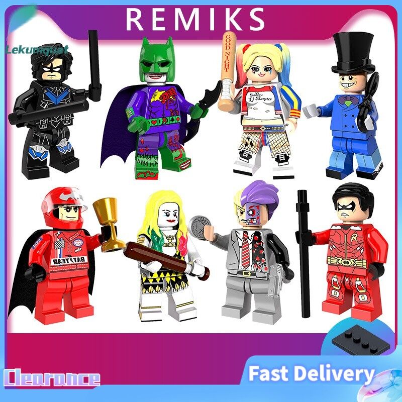 Lekumquat ready stock DC Super Heroes Minifigures Compatible Lego Batman