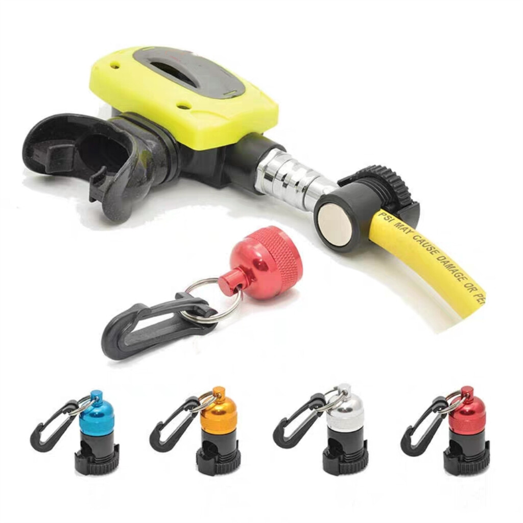 Mặt Trăng Bé Scuba Lặn Điều Chỉnh Hose Chủ ghim hãm Thủ Môn, Vàng, 11.5Cm