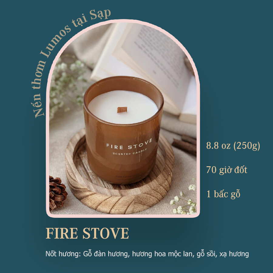 Nến thơm fire stove - 8.8 oz
