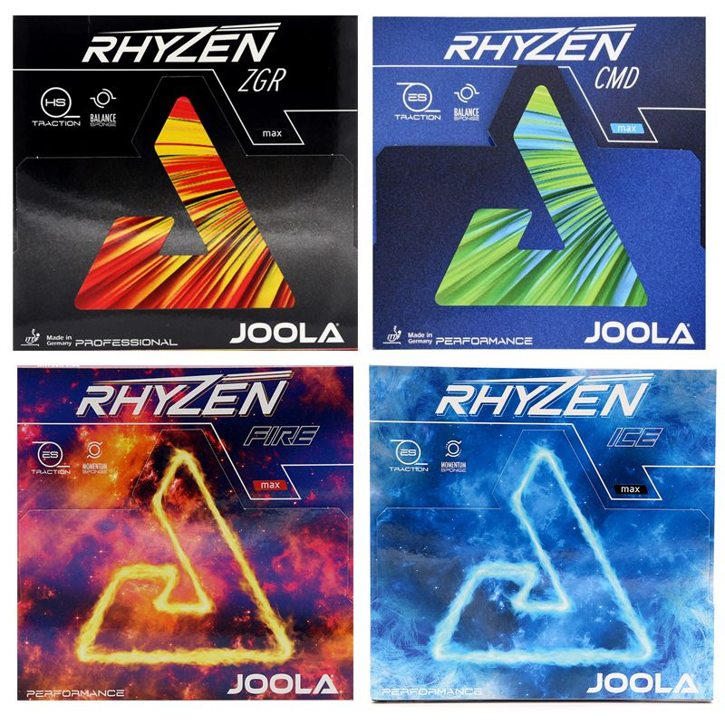 Joola RHYZEN FIRE/ICE/CMD/ZGR Table Tennis Rubber Germany Cake High Elastic Sponge Loop Fast Attack Pimples In Table Tennis Racket ราคา 1,369 บาท*ส่งฟรี