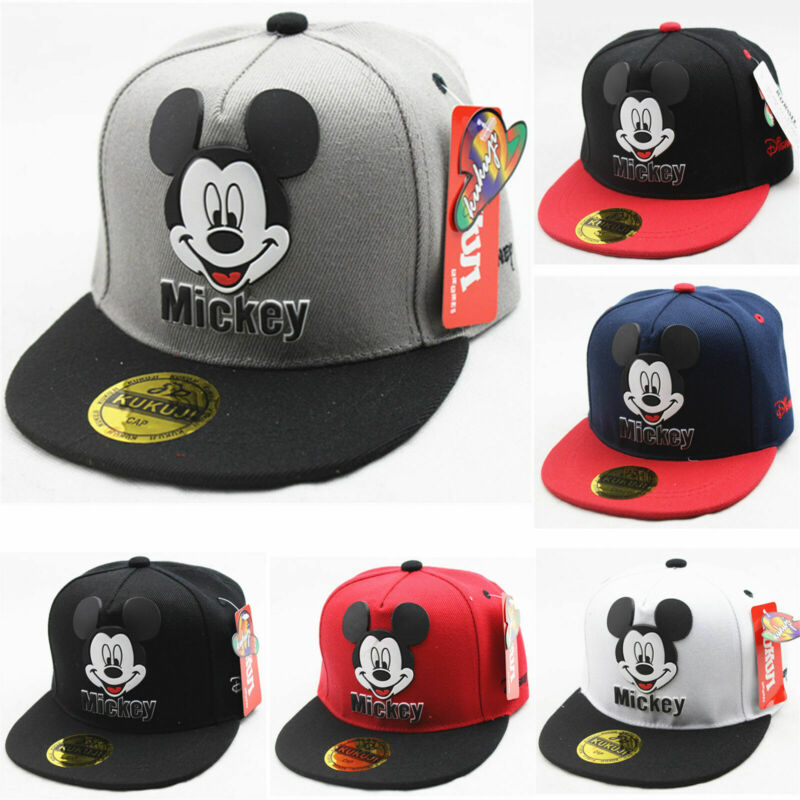 Cạy chuột chìa khóa có mic cho bé trai bé gái snapback mũ bóng chày thể thao có thể điều chỉnh hat mới