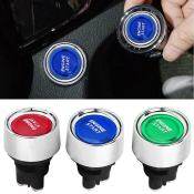 12V24V Car Modification Ignition Button Self-reset One-key Start Led Switch Metal Oxide Button Switch Auto Parts