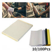 10/100Pcs Tattoo Transfer Paper Thermal Carbon Transfer Stencil Paper