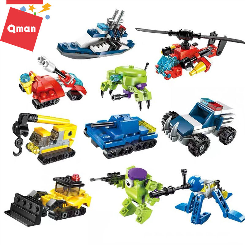 Đồ Chơi Mô Hình 3 Trong 1 Xe Hơi Qman, Đồ Chơi Số 2103 (Hình Ngẫu Nhiên), Dùng Làm Quà Tặng Cho Trẻ Em