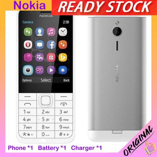 【Miễn Phí Vận Chuyển】bán Chạy Chính Hãng Mới Cho Nokia 230 DS Bàn Phím SIM Kép Điện Thoại Di Động Điện Thoại Di Động Cơ Bản