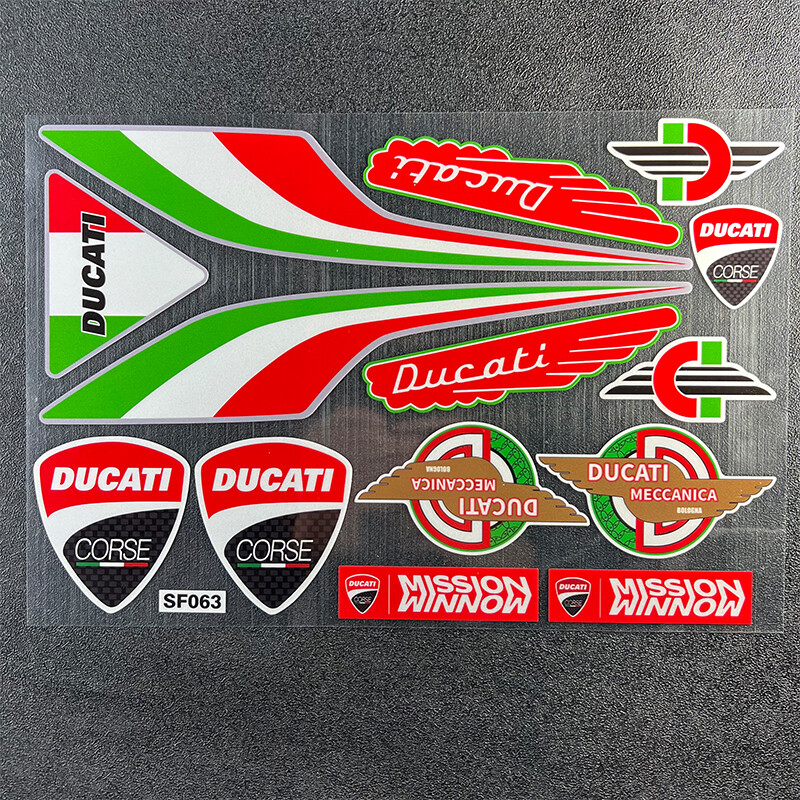 1 bộ chống nước xe máy miếng dán phản chiếu cho ducati