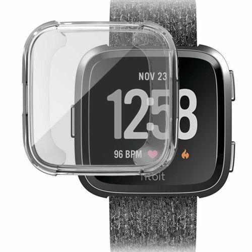 Ốp tpu siêu mỏng silicon cho fitbit versa ốp khung bảo vệ màn hình
