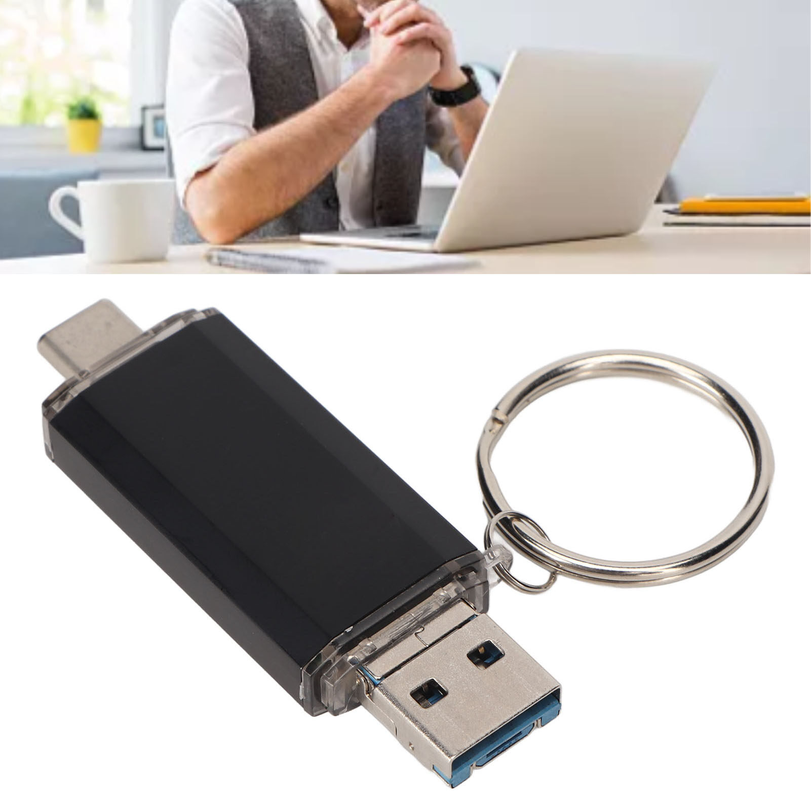 Ổ USB Flash, 3 Trong 1 USB3.0 Micro USB Type C USB Dạng Thay Bộ Nhớ Cho