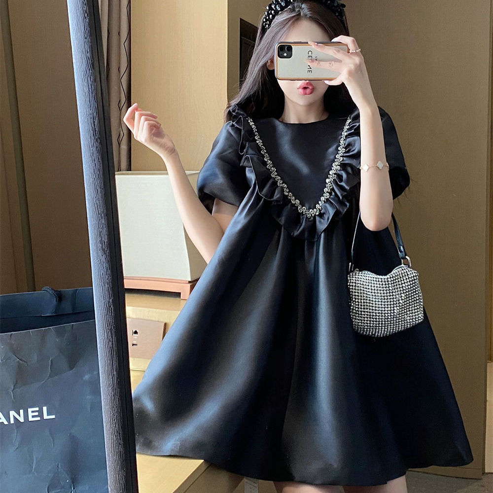 U34444 # đầm bà bầu đầm cạp cao đầm bà bầu ôm sát mùa hè cho nữ