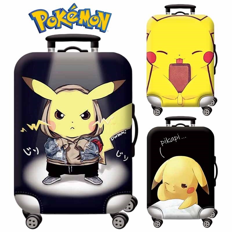 【Hot Sale】 Psyduck Suitcase Dust Cover Luggage for 18-28 Inch Anime Trolley Case Accessories