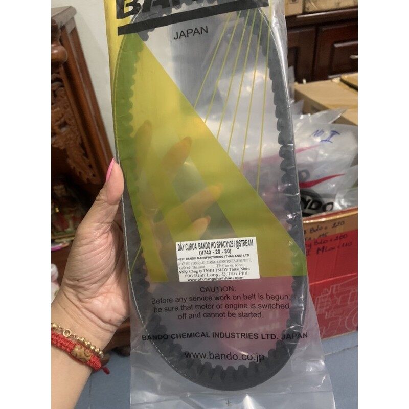 Freeship dây curoa spacy 125 / @ stream bảo hành 1 đổi 1